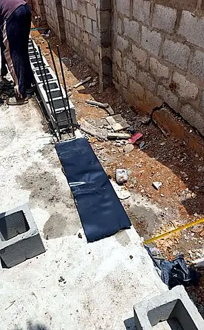 Blinding and damp-proofing