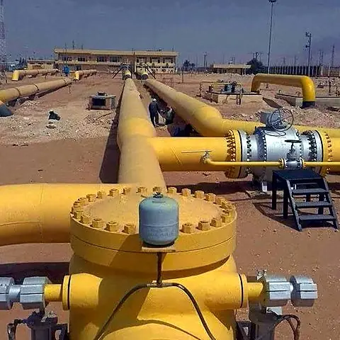 Gasoline pipeline and valve station