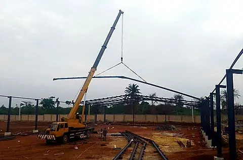 Craneage across the building footprint